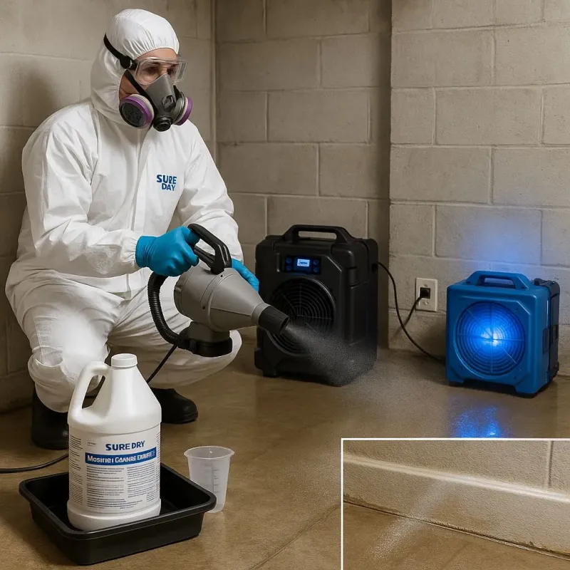 Sanitization and Odor Removal process in Rancho Santa Margarita, CA